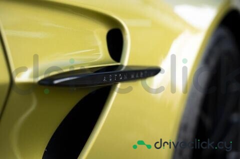 Aston Martin Vantage Yellow