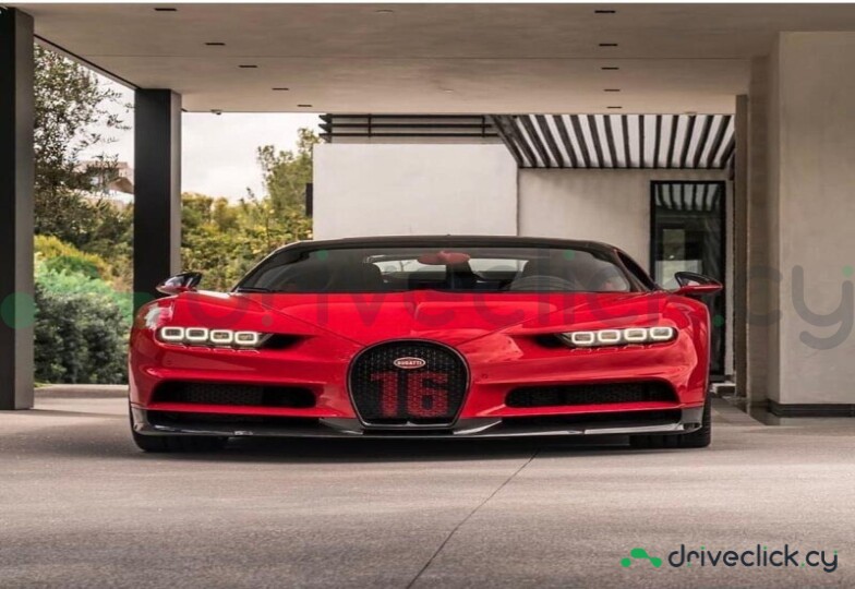 Bugatti Chiron Red