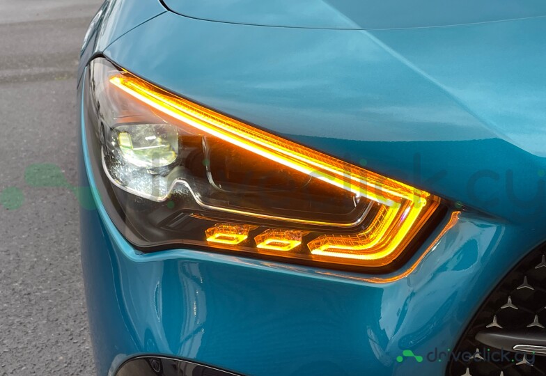 Mercedes CLA-class Blue