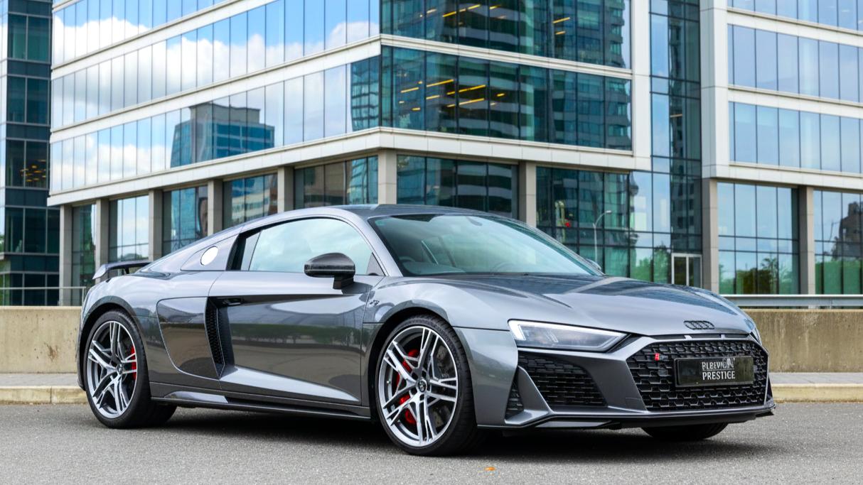 Audi R8 Quattro grey colour