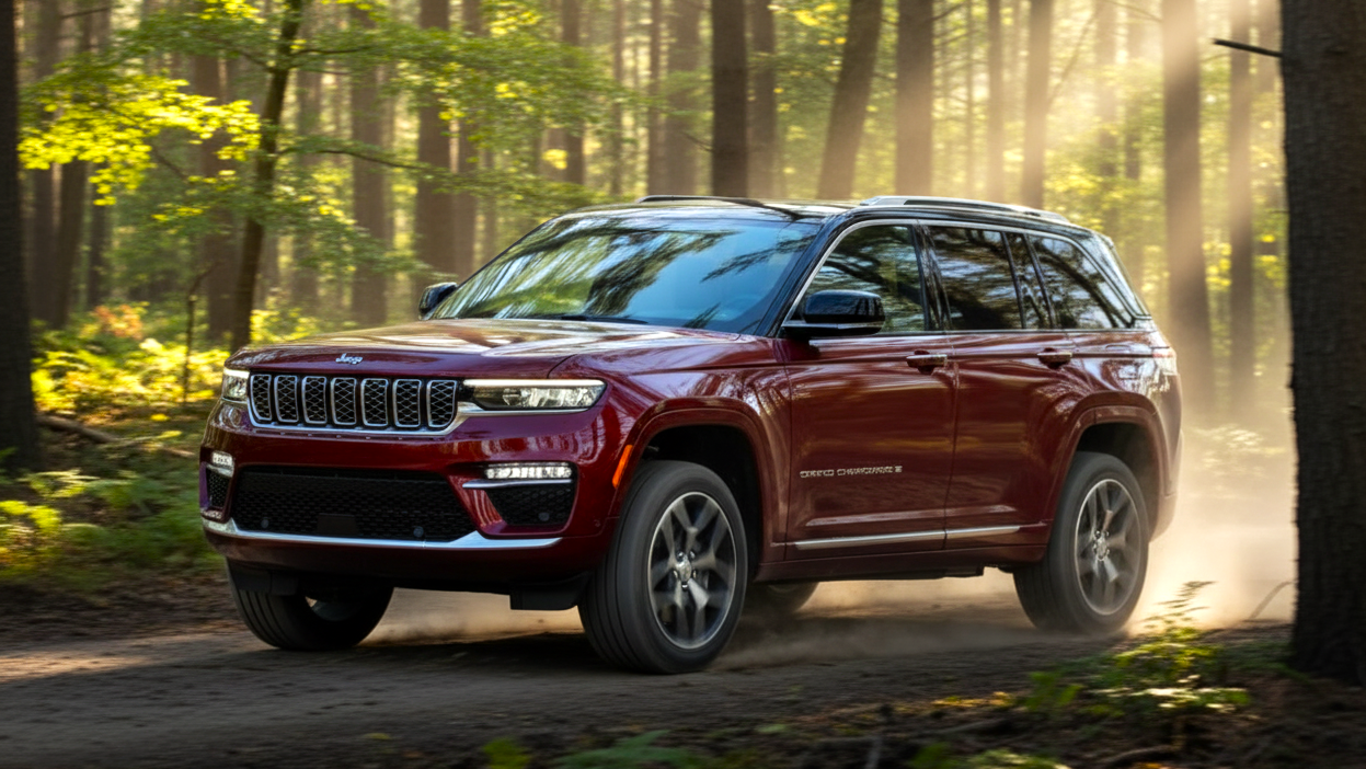 Jeep Grand Cherokee red colour