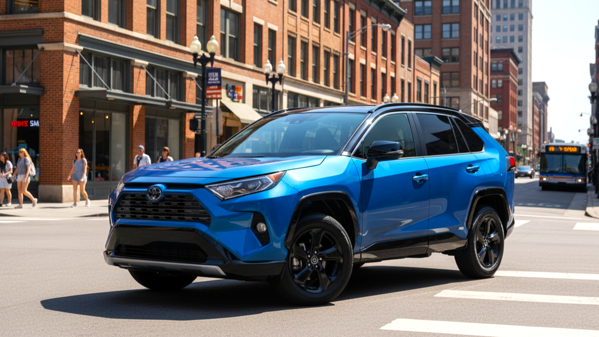 Toyota RAV4 AWD blue colour