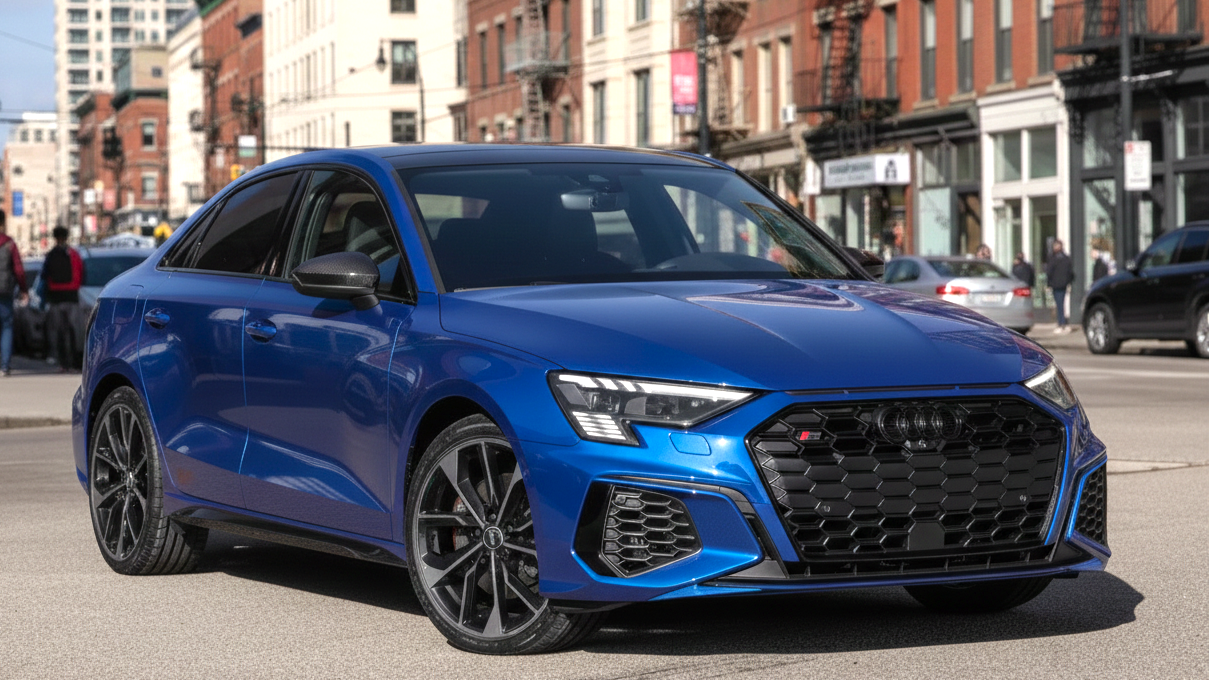 Audi S3 blue colour