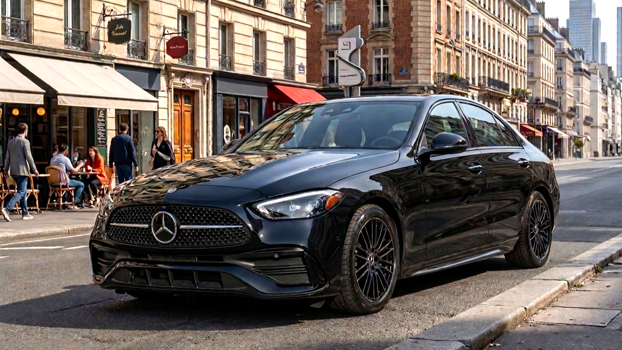 Mercedes-Benz C 300 e black
