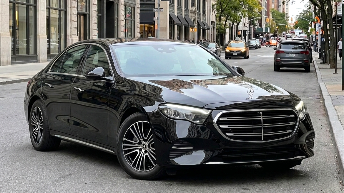 Mercedes-Benz E-Class (W214) black colour