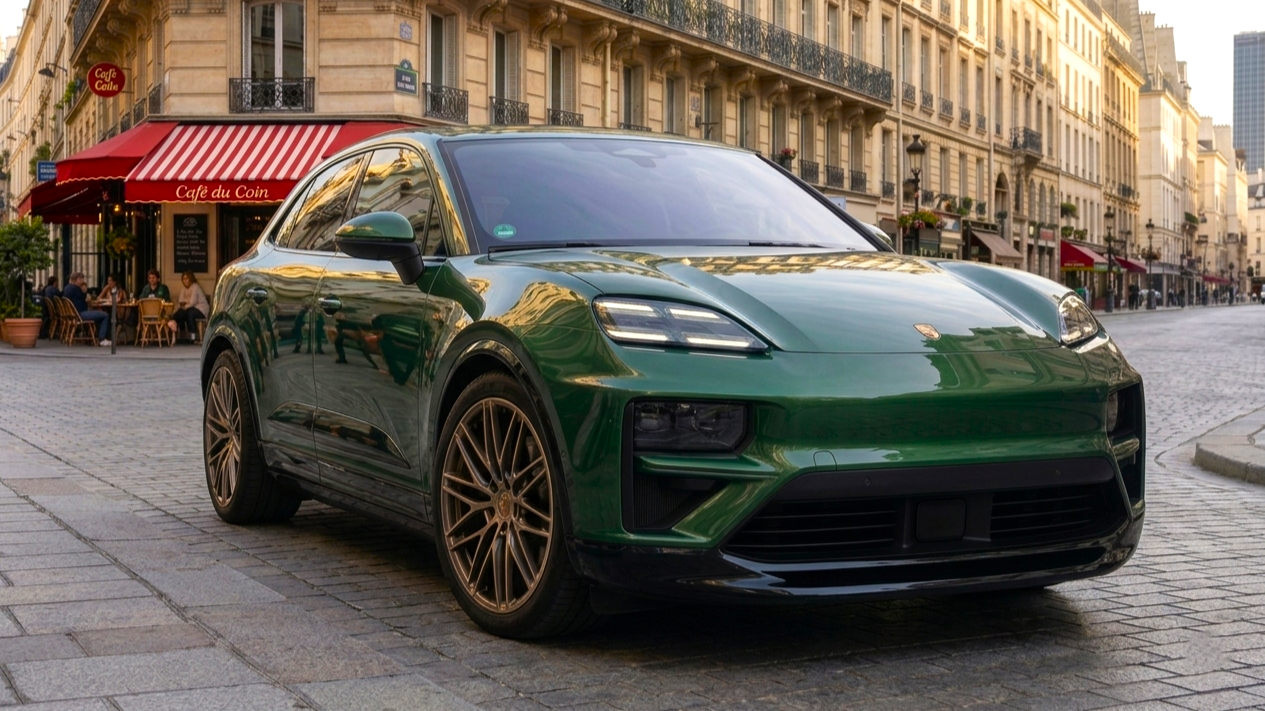 Porsche Macan Electric green