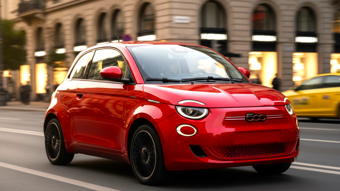 Fiat 500 red colour