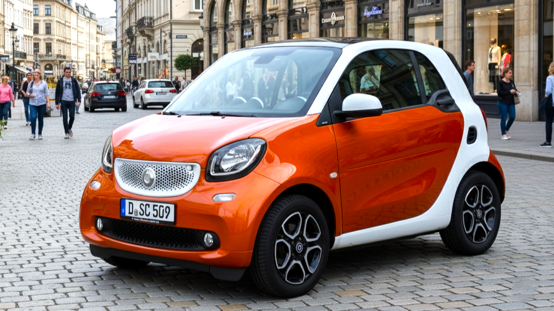 Smart ForTwo orange colour