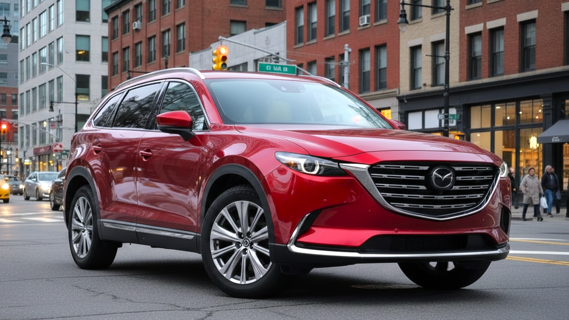 Mazda CX-9 red colour