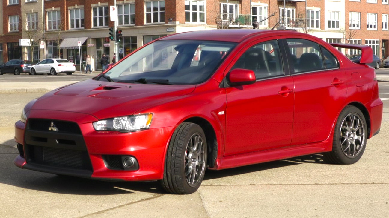 Mitsubishi Lancer GSR (Evolution 0) красного цвета