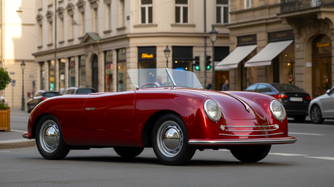 1948-porsche 2 красный