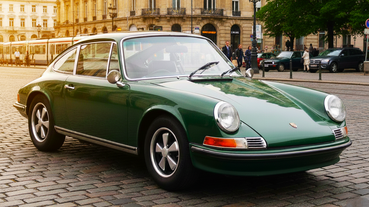 Porsche 911 2 green colour