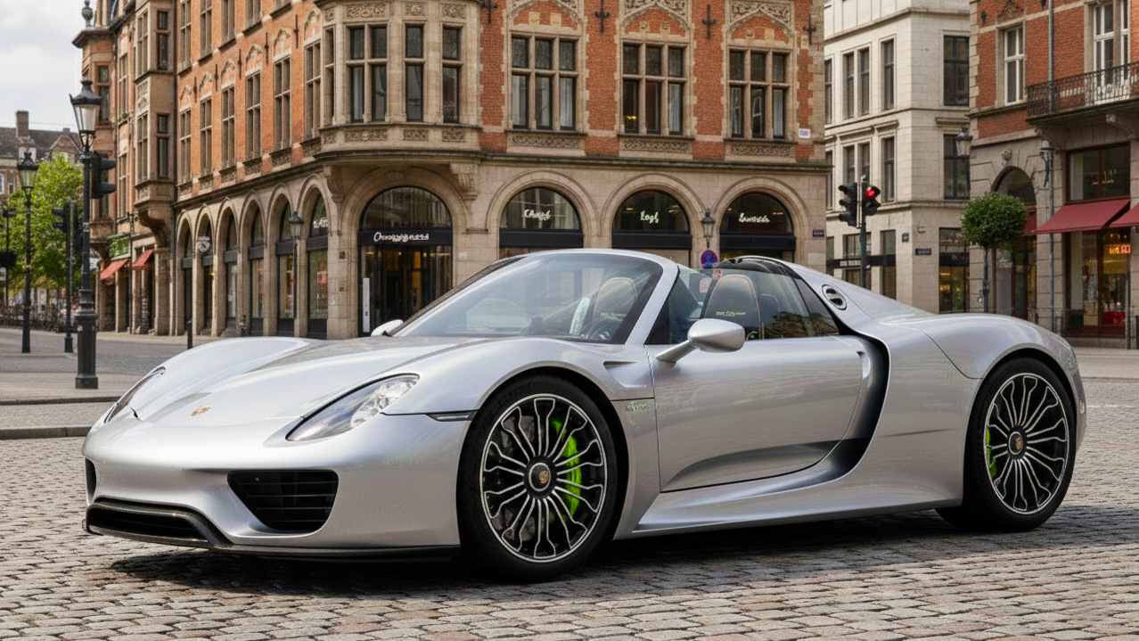 Porsche 918 Spyder2 silver