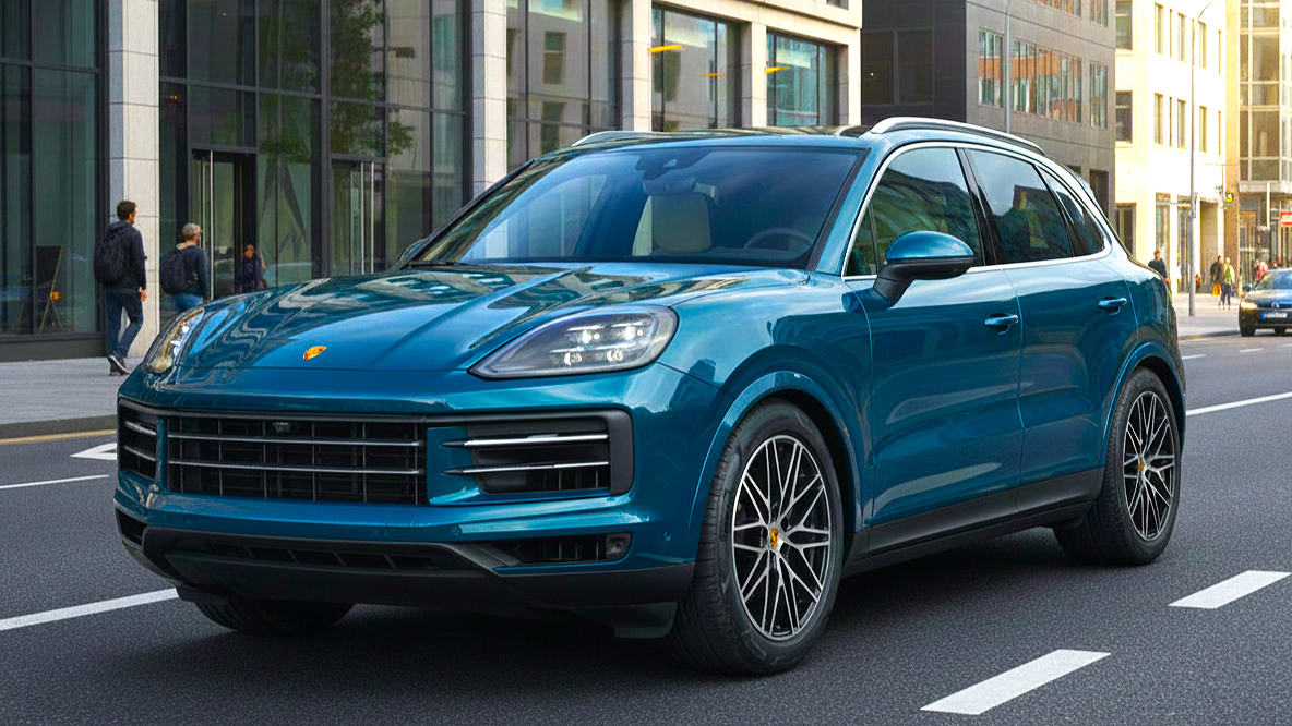 Porsche Cayenne blue