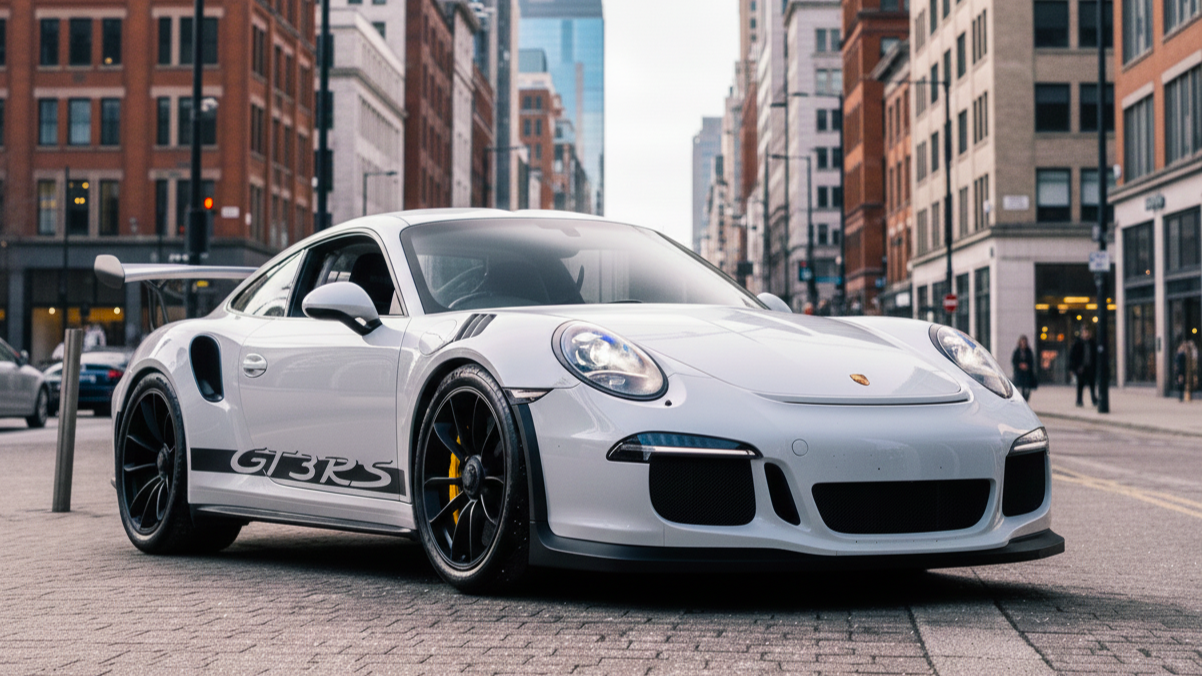 Porsche GT3 RS2 white