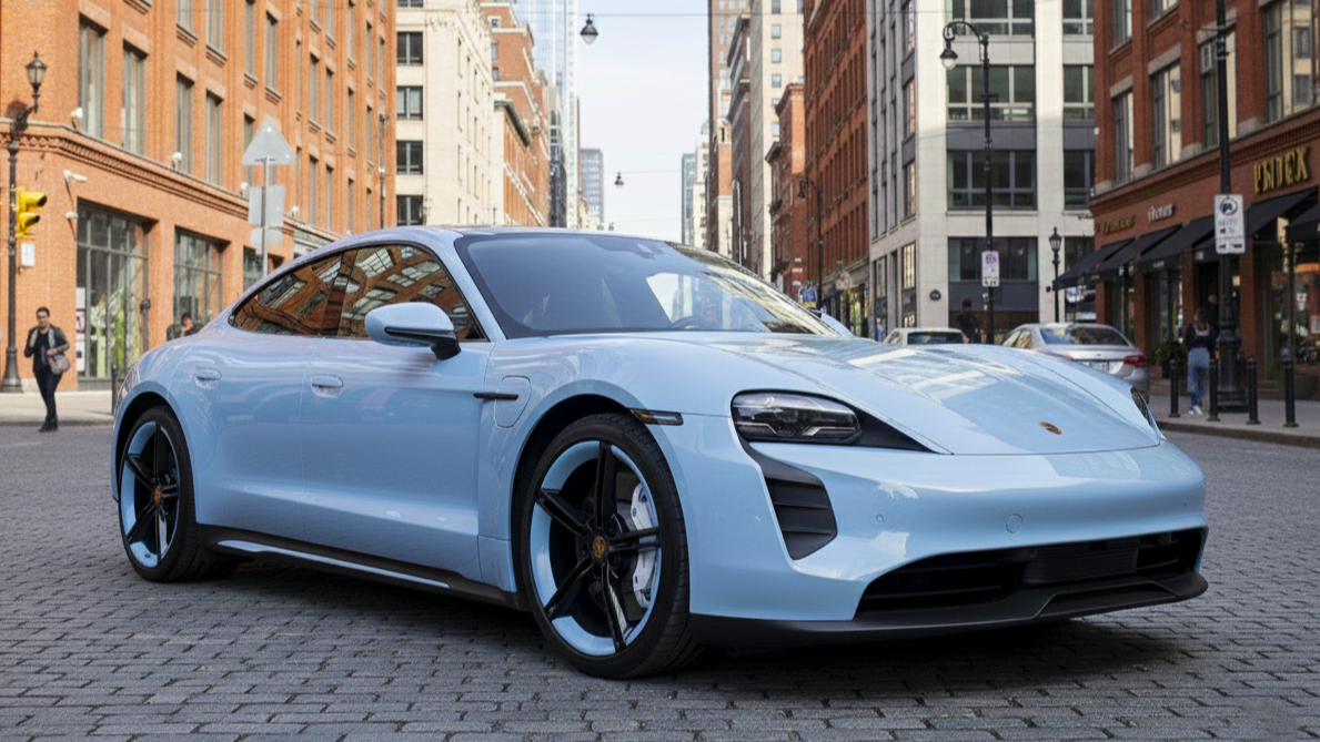 Porsche Taycan 2 blue