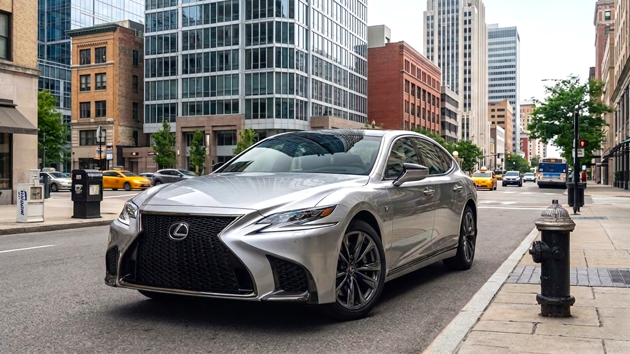 Lexus LS with Teammate 2 silver colour