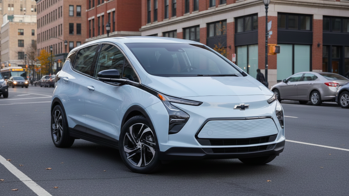 Chevrolet Bolt EV 2 серого цвета