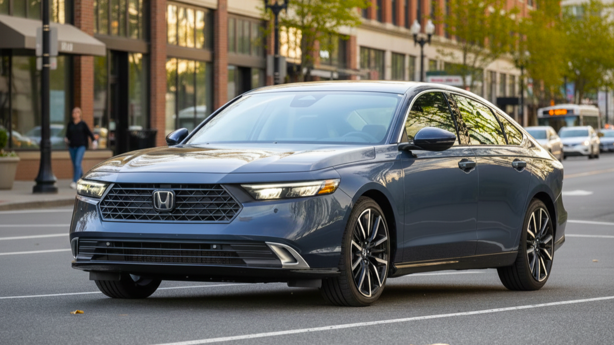 Honda Accord Hybrid 2 серого цвета