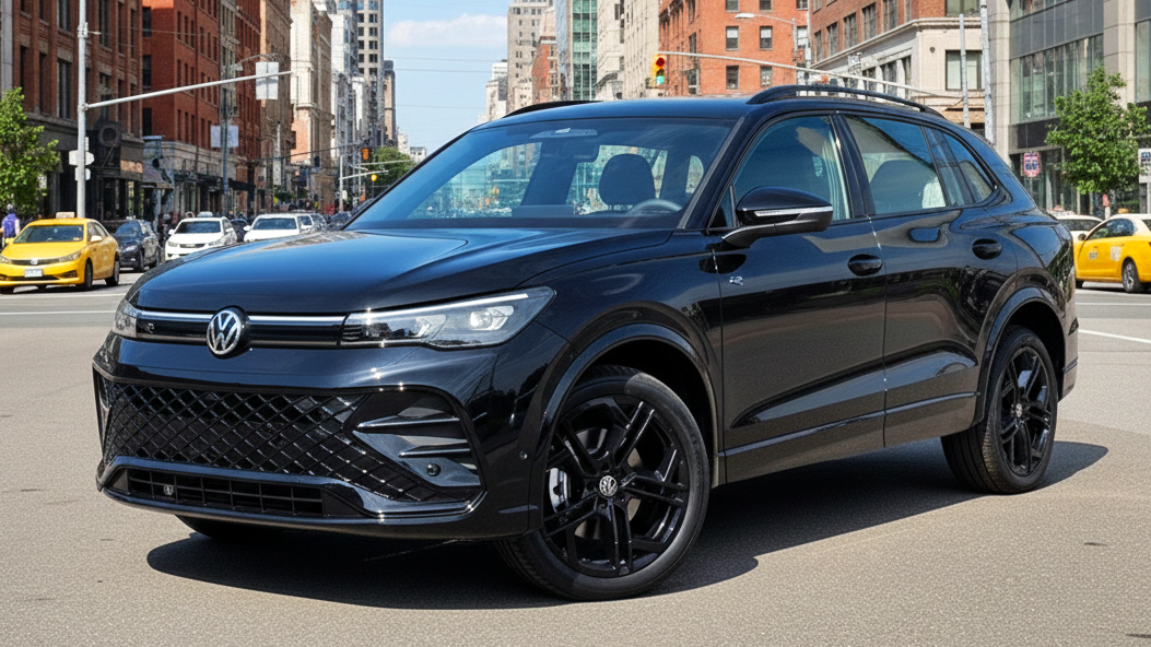 VW Tiguan 2026 черного цвета