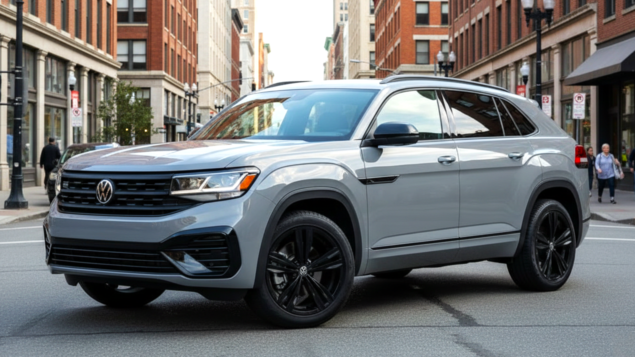 Volkswagen Atlas серого цвета