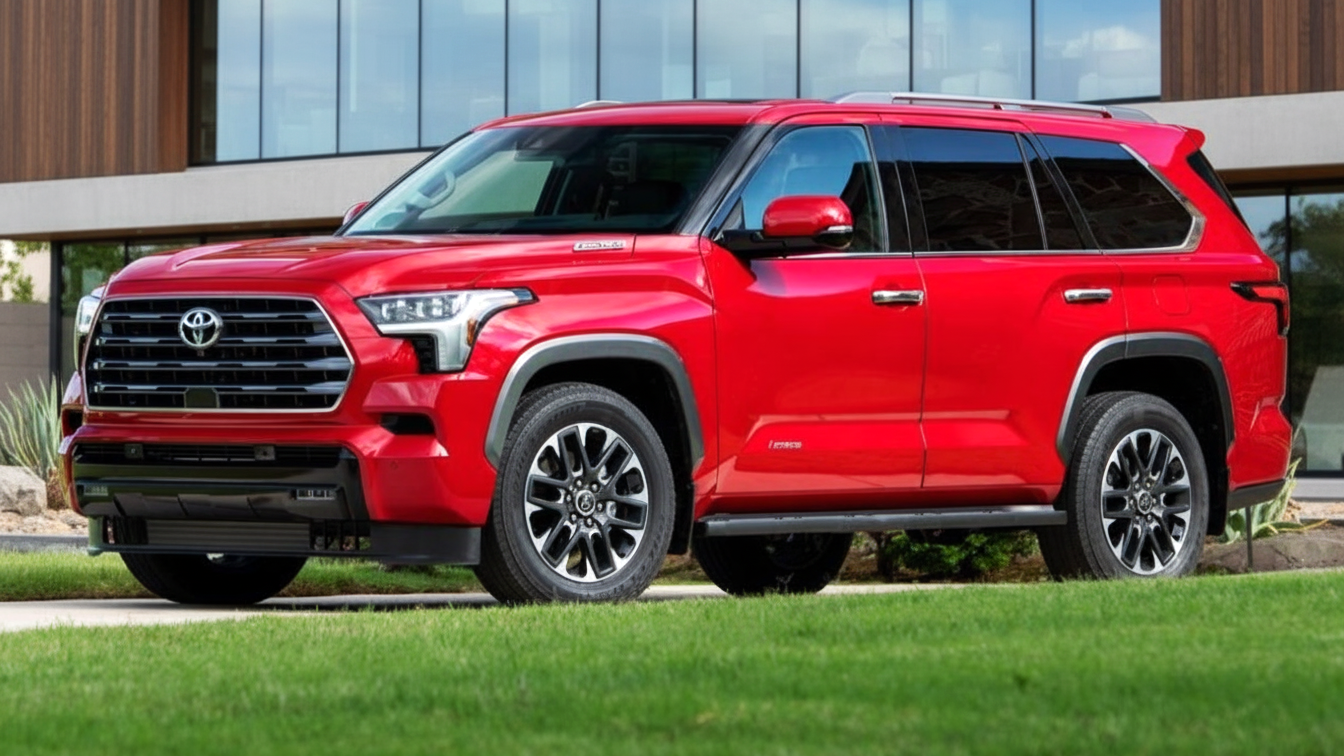 Toyota Sequoia Red Colour