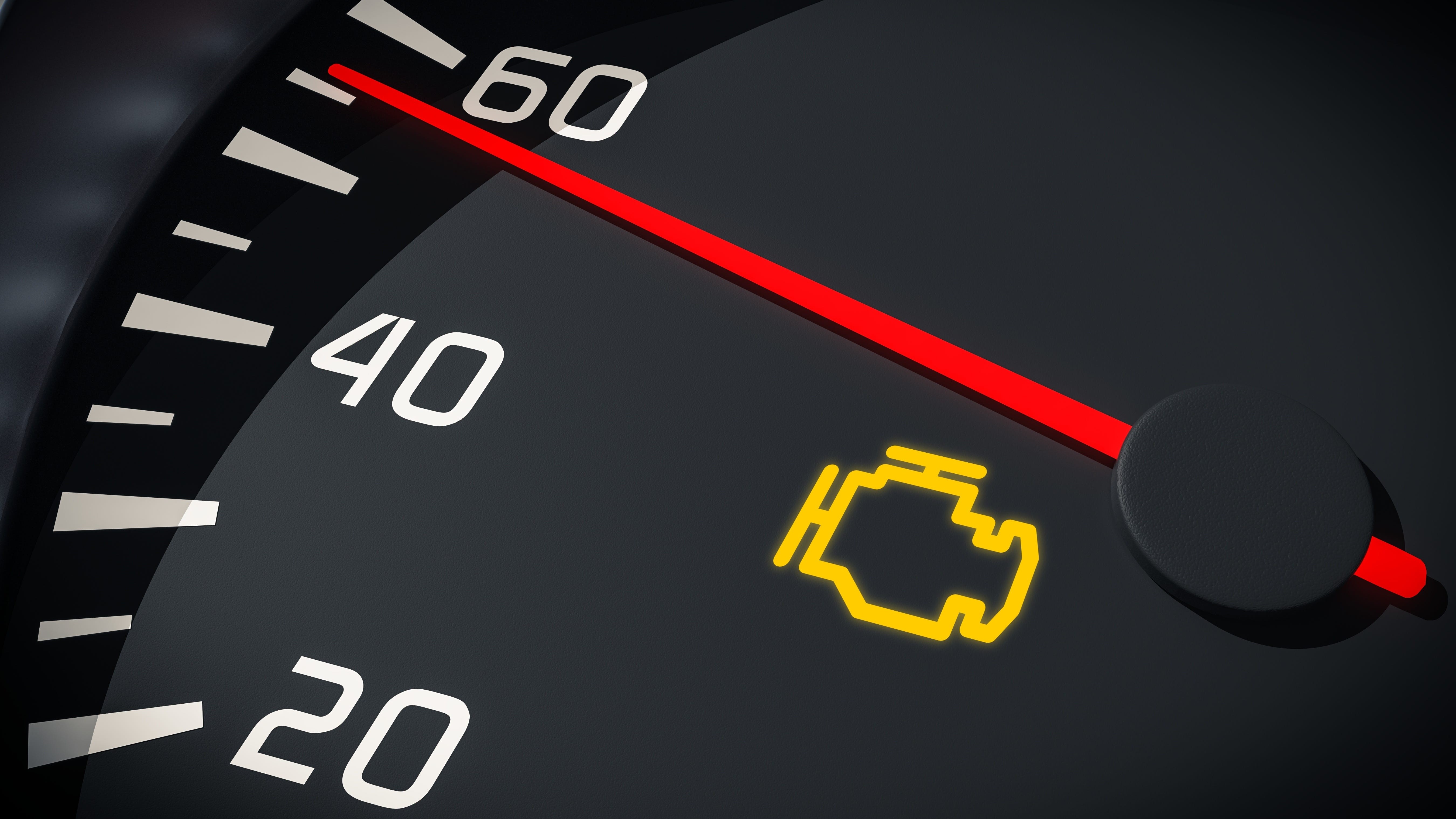 Check engine light symbol