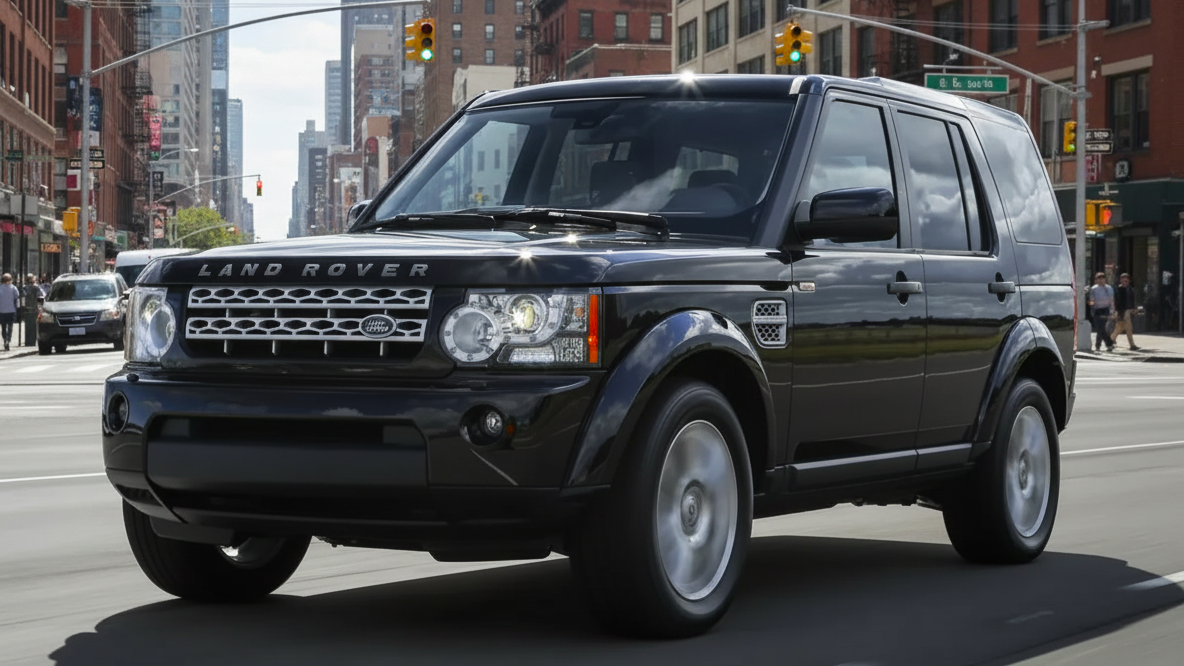 Land Rover Discovery черного цвета