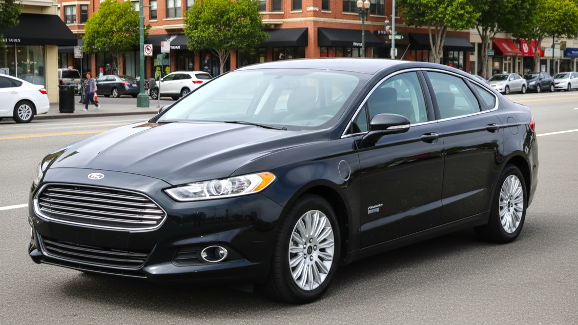 Ford Fusion черного цвета