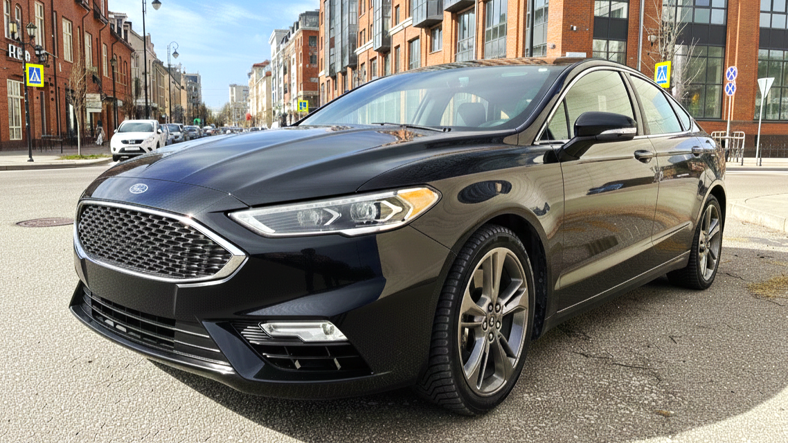 Ford Fusion (Generation Mk V  CD4, 2013–2020) black