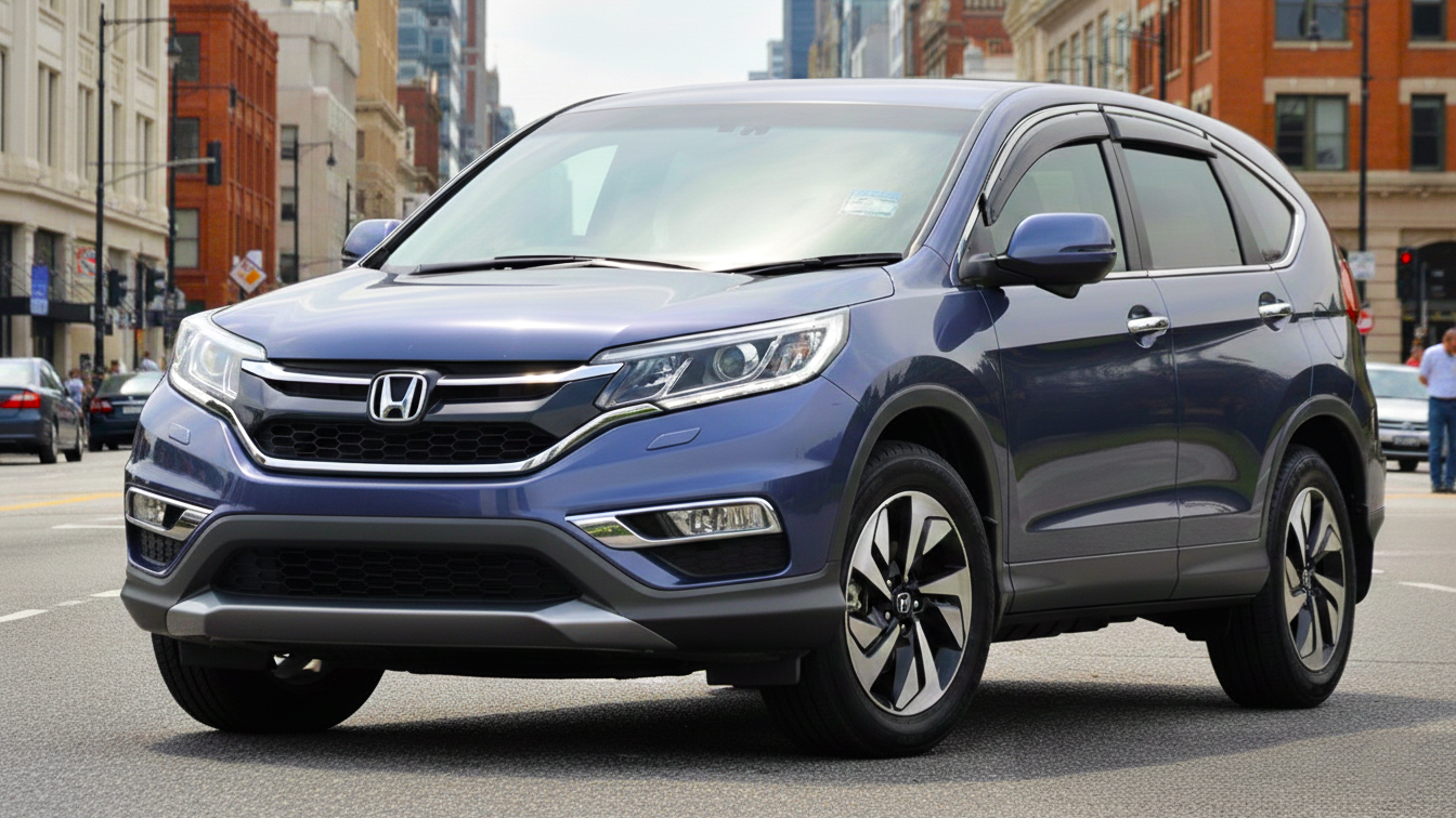 Honda CR-V (4th Generation, 2012–2016) blue