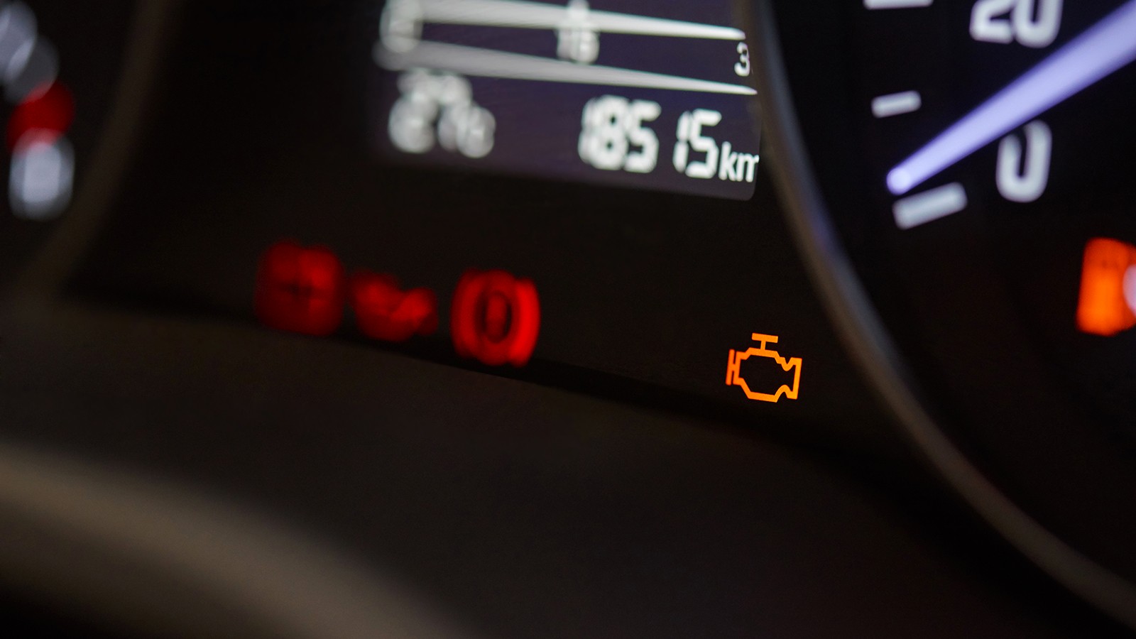 Check Engine light on