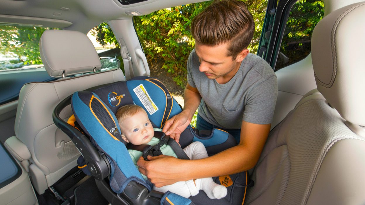 Правильная установка детского кресла