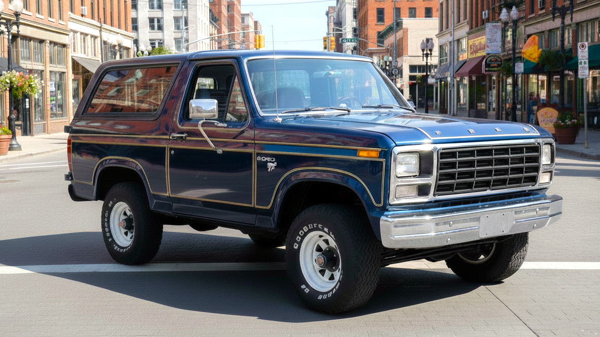 Ford Bronco ( 1966–1977) blue colour