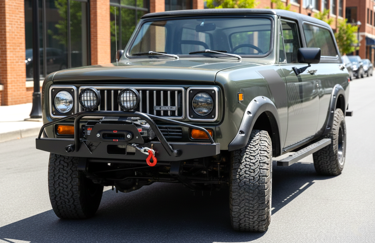 International Harvester Scout II grey colour