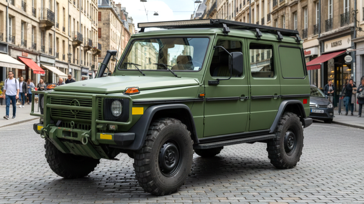 Mercedes-Benz G-Class W461 green colour