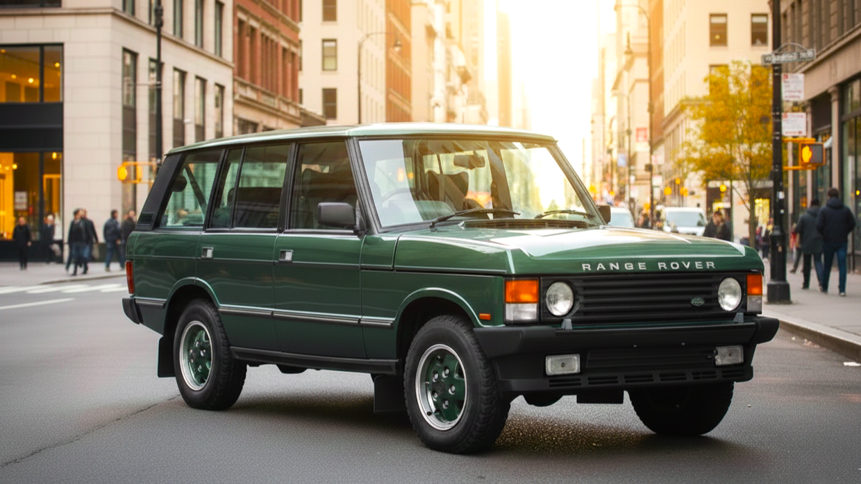 Range Rover Classic 1996 green colour