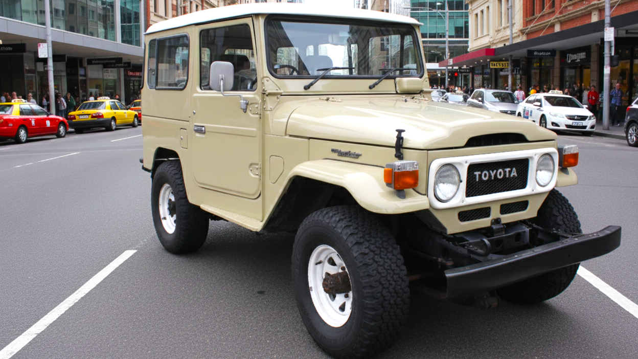 Toyota Land Cruiser (J40) tan colour
