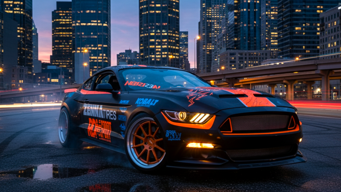 Ford Mustang Black Colour