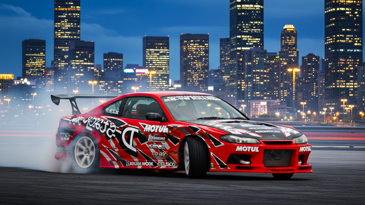 Nissan Silvia Red Colour