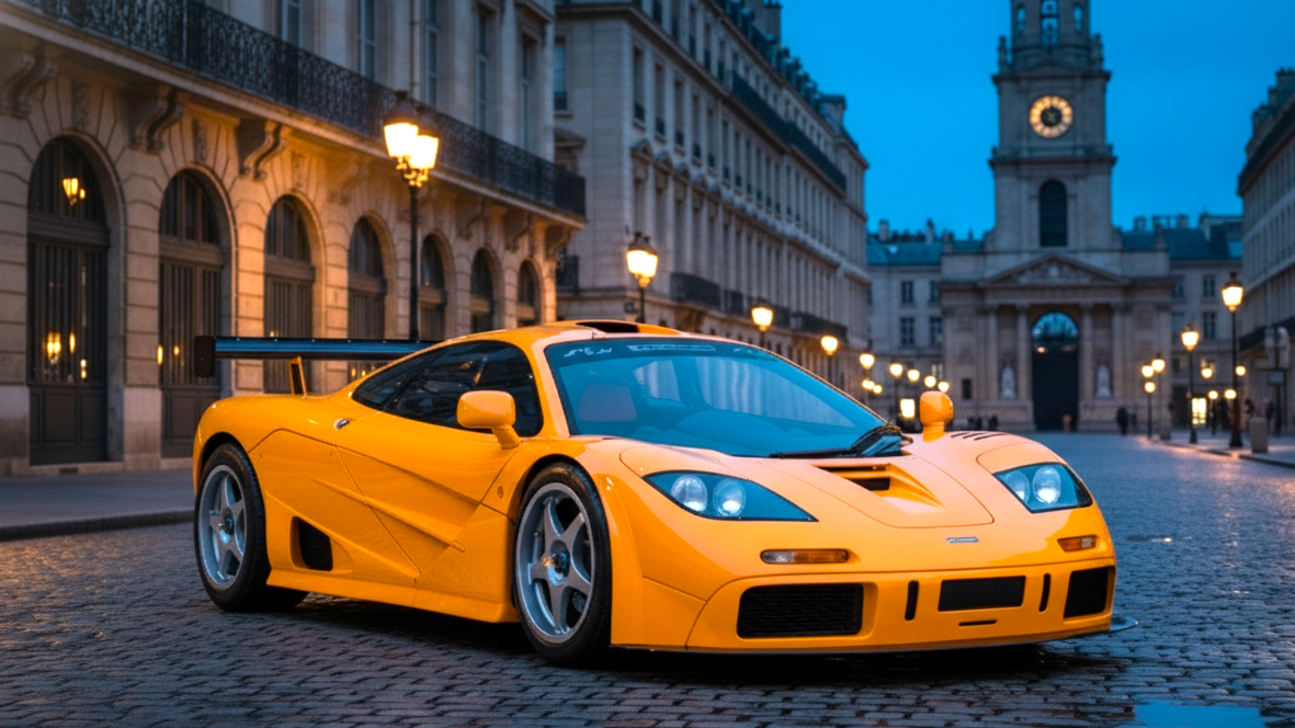 McLaren F1 (1992–1998) оранжевого цвета