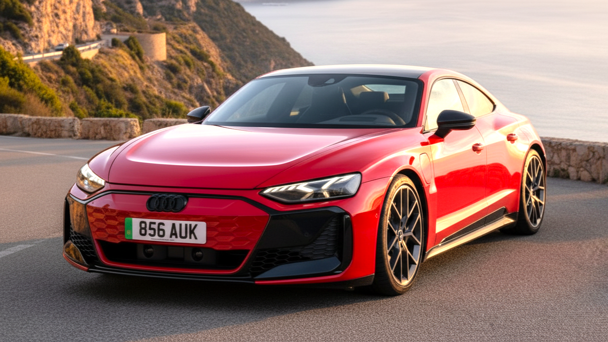 Audi RS e-tron GT Red Colour