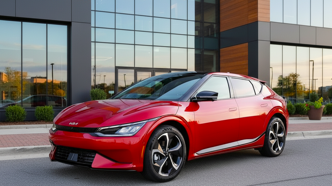 Kia EV6 GT2 Red Colour