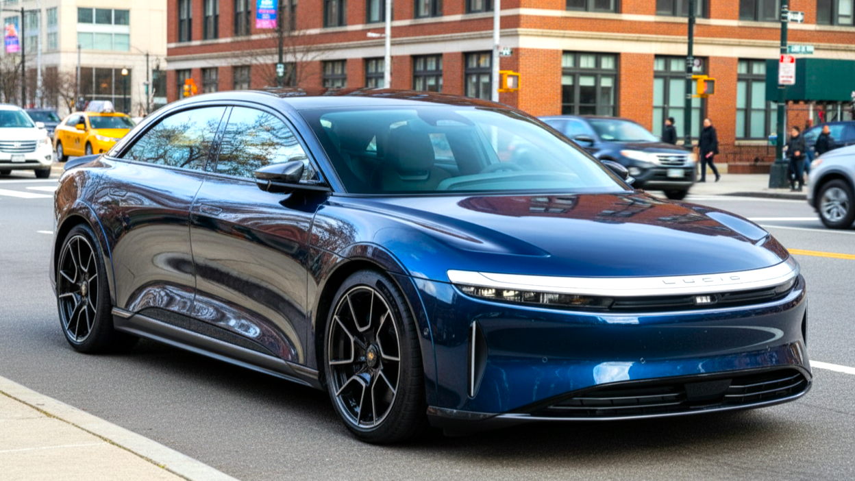 Lucid Air Sapphire Blue Colour