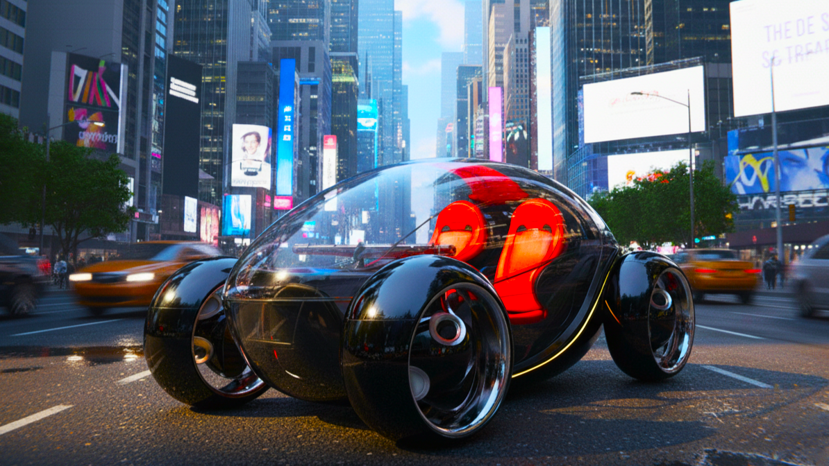Futuristic car