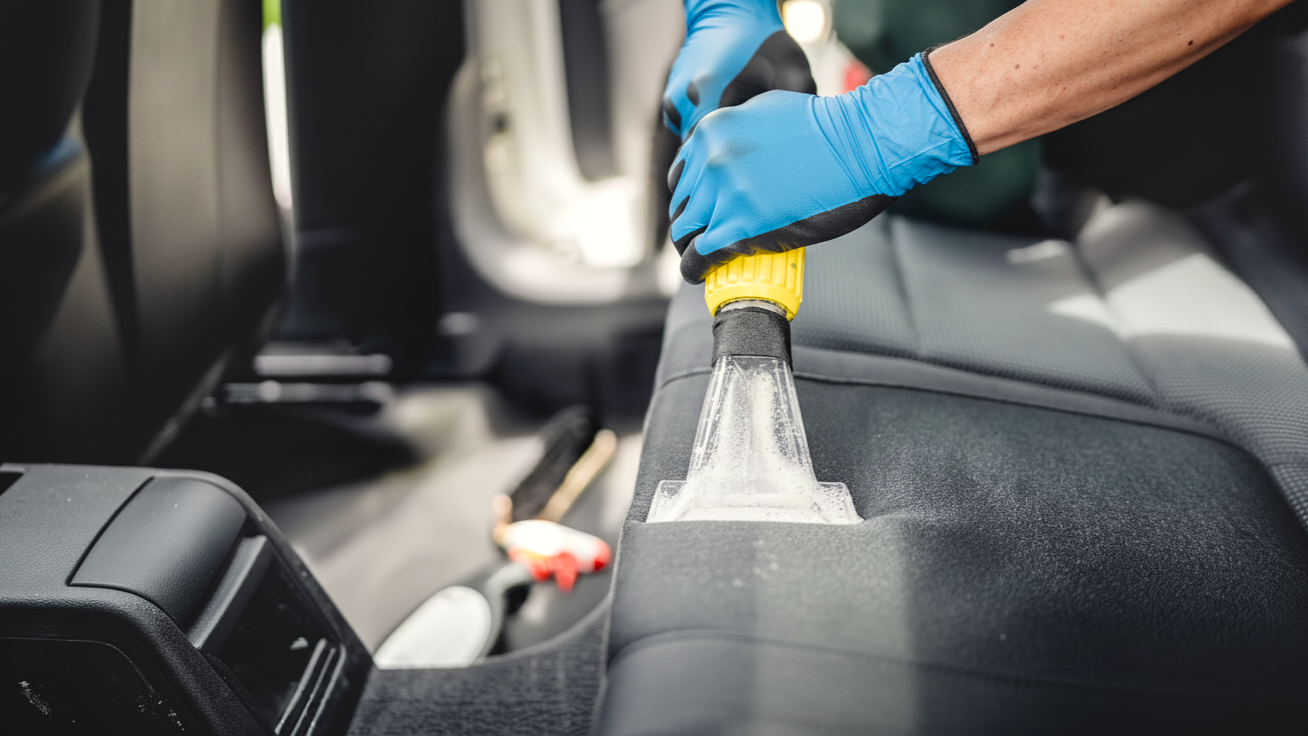 vacuum a car