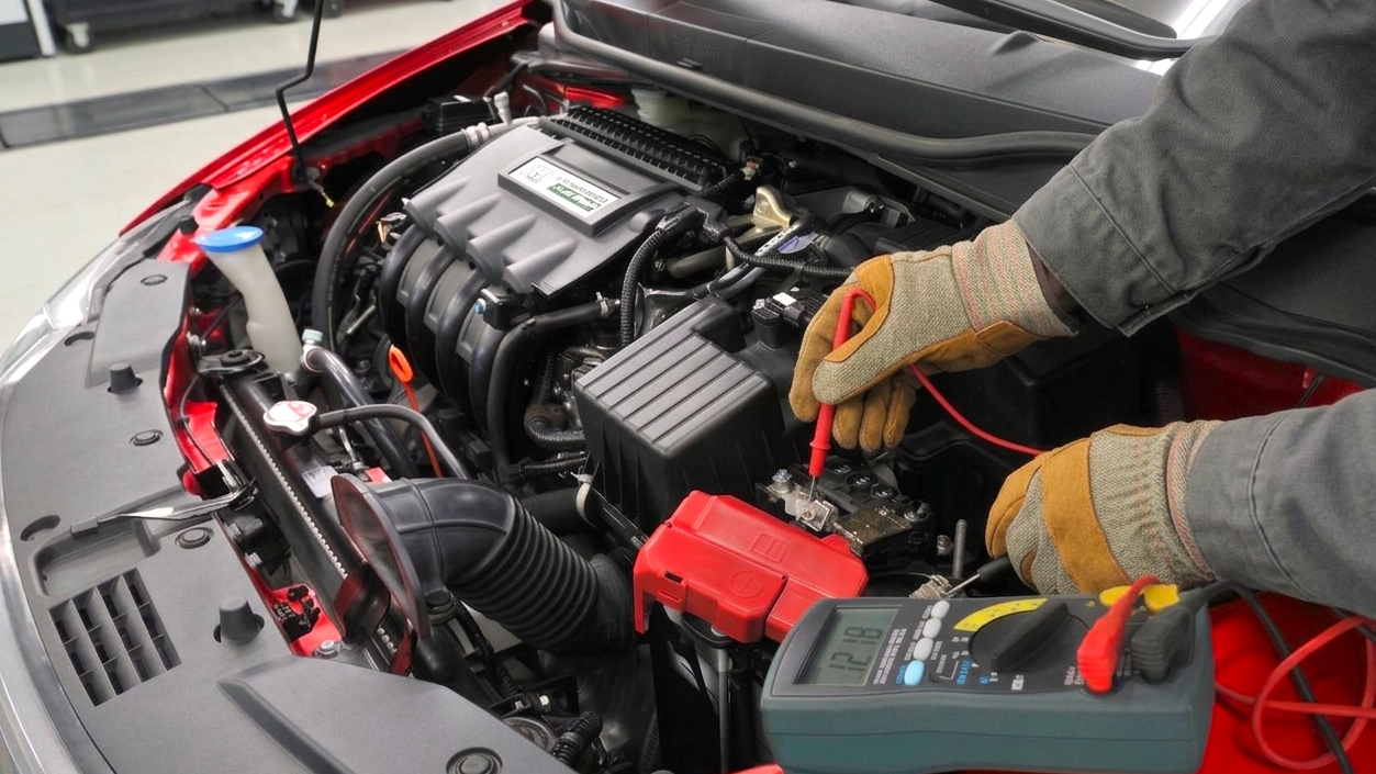 Electronics in a hybrid car
