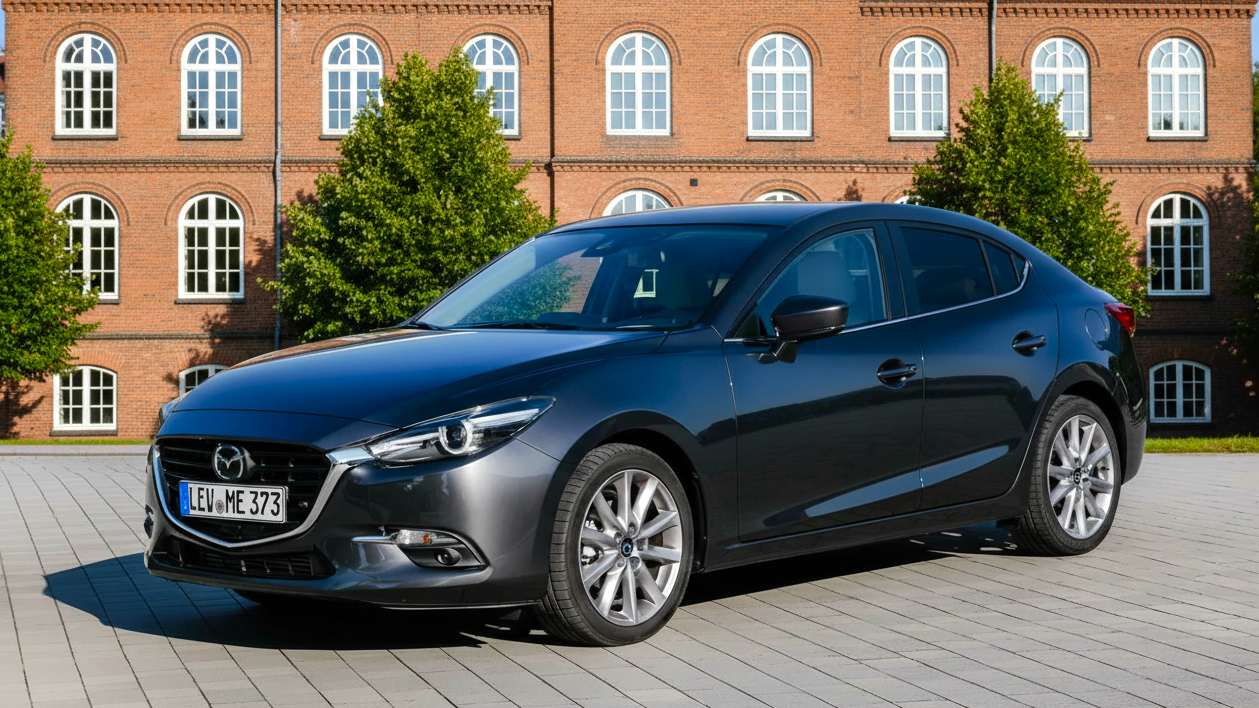 Mazda 3 черного цвета