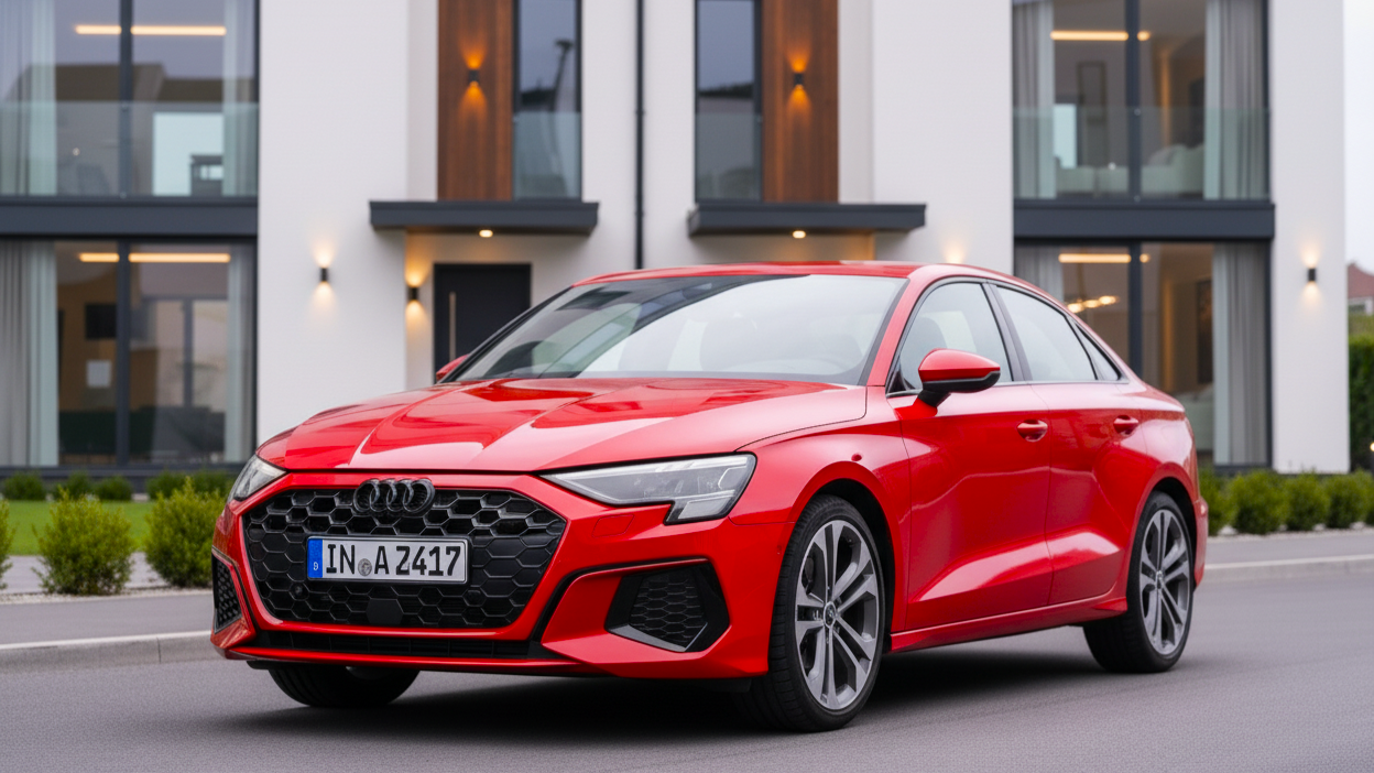 Audi A3 Red Colour