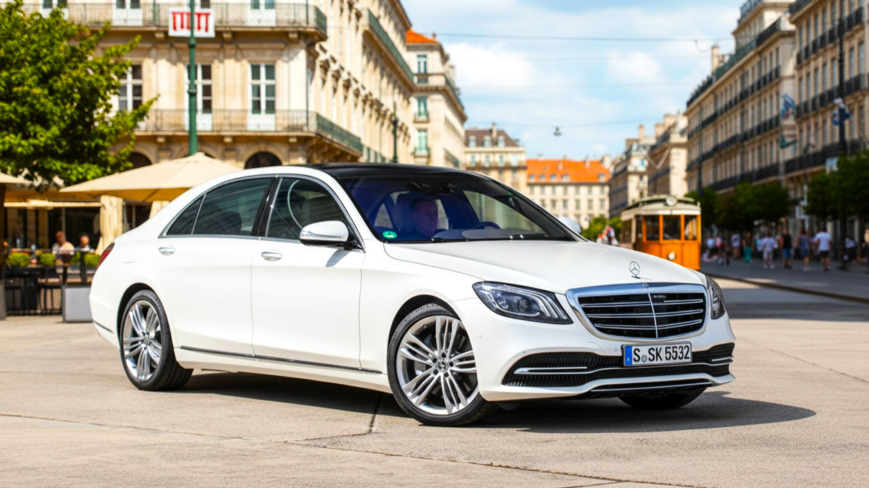 Mercedes-Benz S-Class white colour